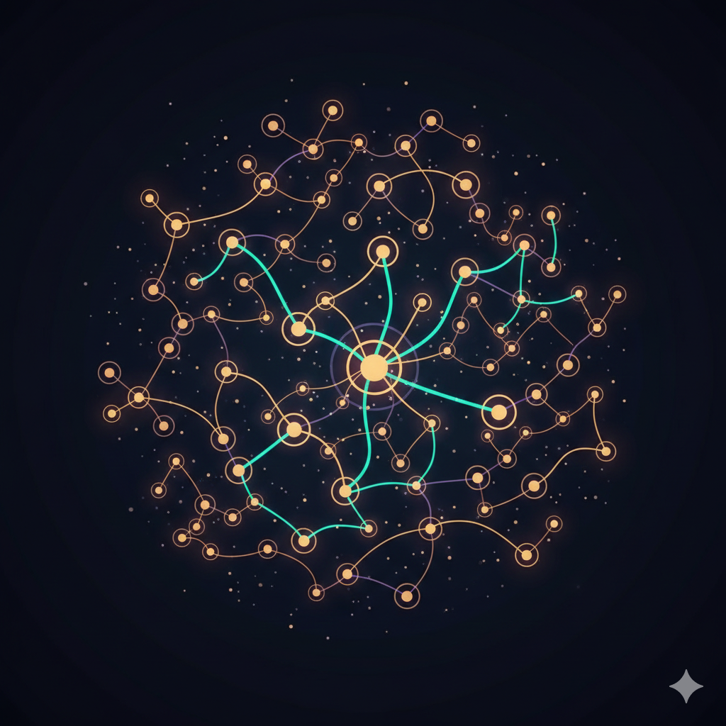Mind map of interconnected focus strategies