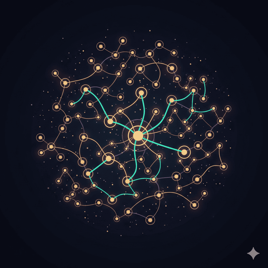 Mind map of interconnected focus strategies